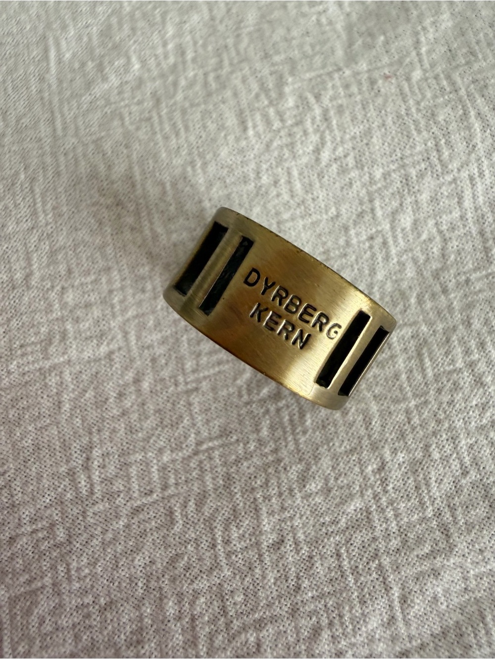 Gold-Tone Rhinestone Statement Ring - Picture 2 of 7